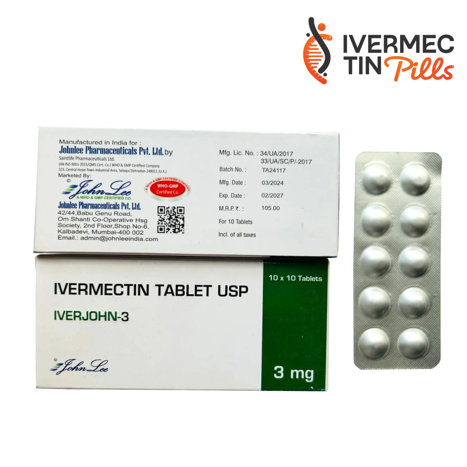 Iverjohn 3 mg