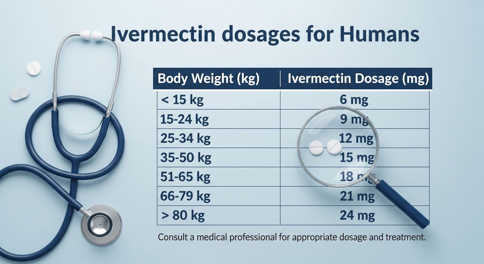 Ivermectin dosage for humans by weight
