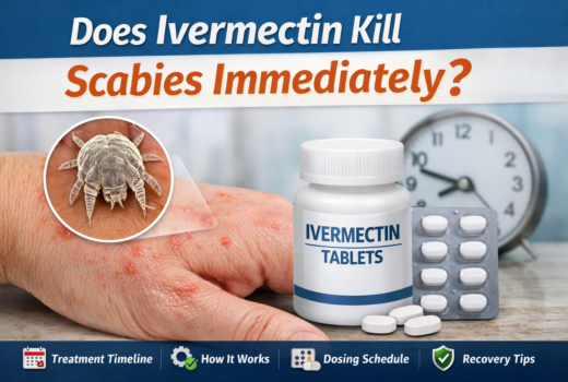 Does ivermectin kill scabies immediately