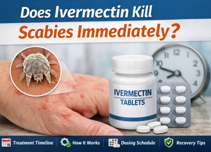 Does ivermectin kill scabies immediately