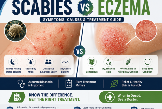 Scabies vs eczema