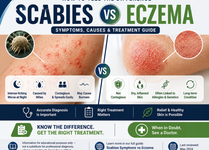 Scabies vs eczema