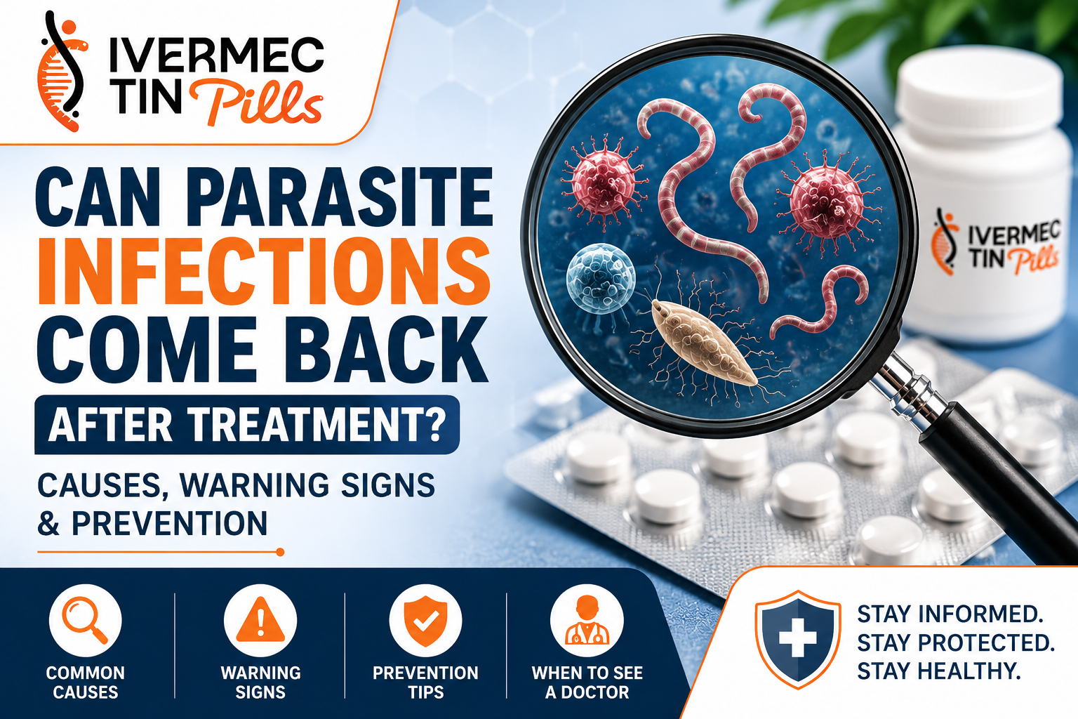 Parasite infection recurrence